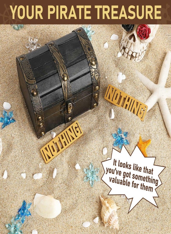 JULEASEL The Gift of Nothing - White Elephant Gifts for Men Who Want Nothing, Pirate Chest with 10 Golden Nothing, Funny Holiday Birthday Christmas Gag Gifts for Women Men - Image 5
